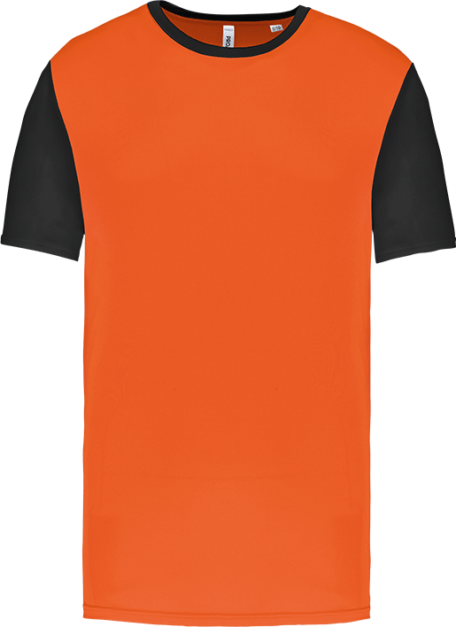 PA4024 – Tweekleurig jersey kinder sportshirt ontwerpen en bedrukken 466817