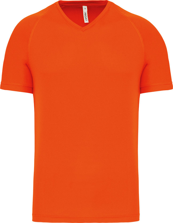 PA476 – Heren sportshirt V-hals korte mouwen 466578