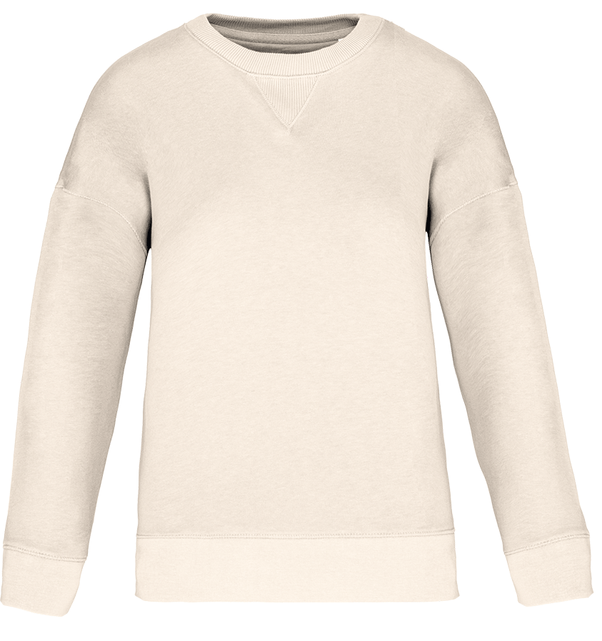 NS420 – Dames biokatoen sweater afhangende mouw 466292