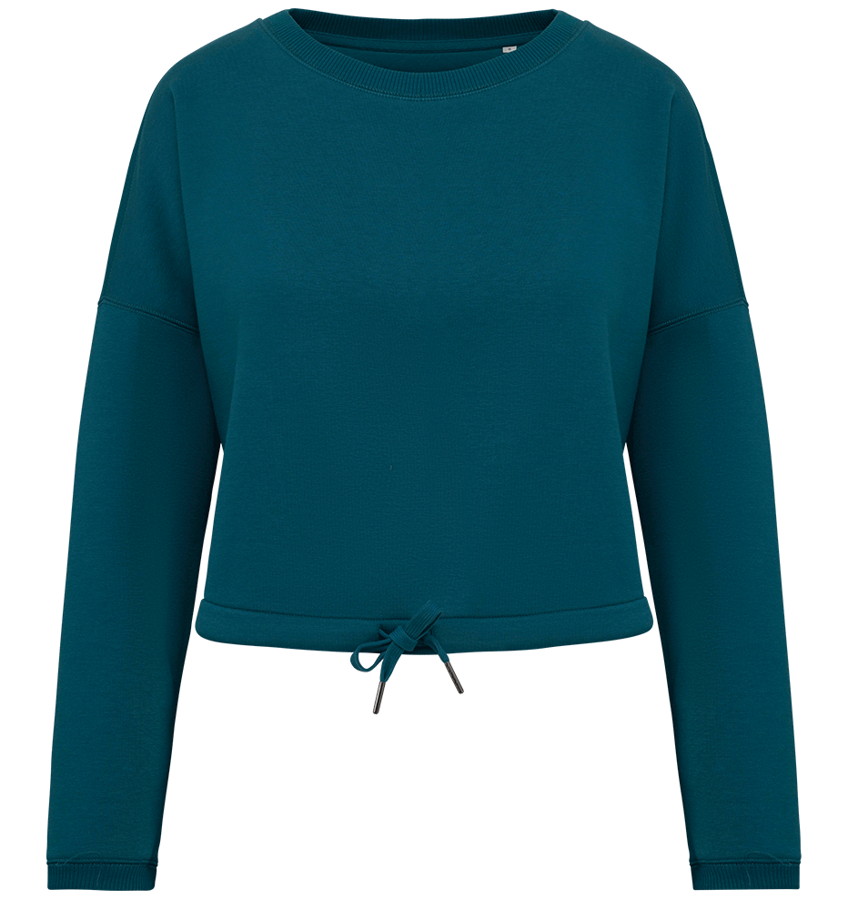 NS429 – Dames biokatoen croptop sweater 466311