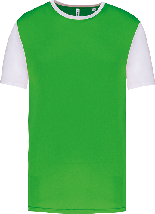 PA4024 – Tweekleurig jersey kinder sportshirt ontwerpen en bedrukken 466818