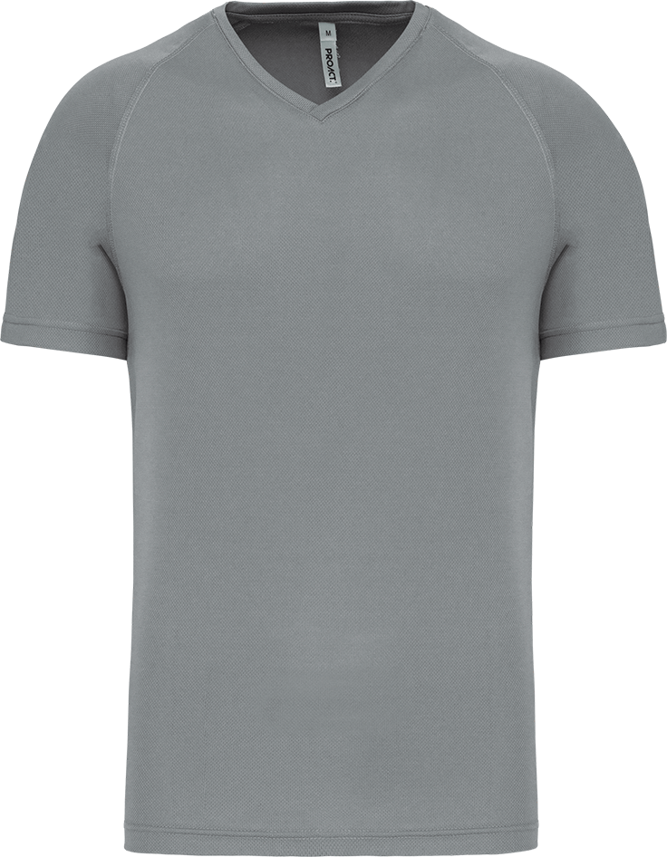 PA476 – Heren sportshirt V-hals korte mouwen 466579