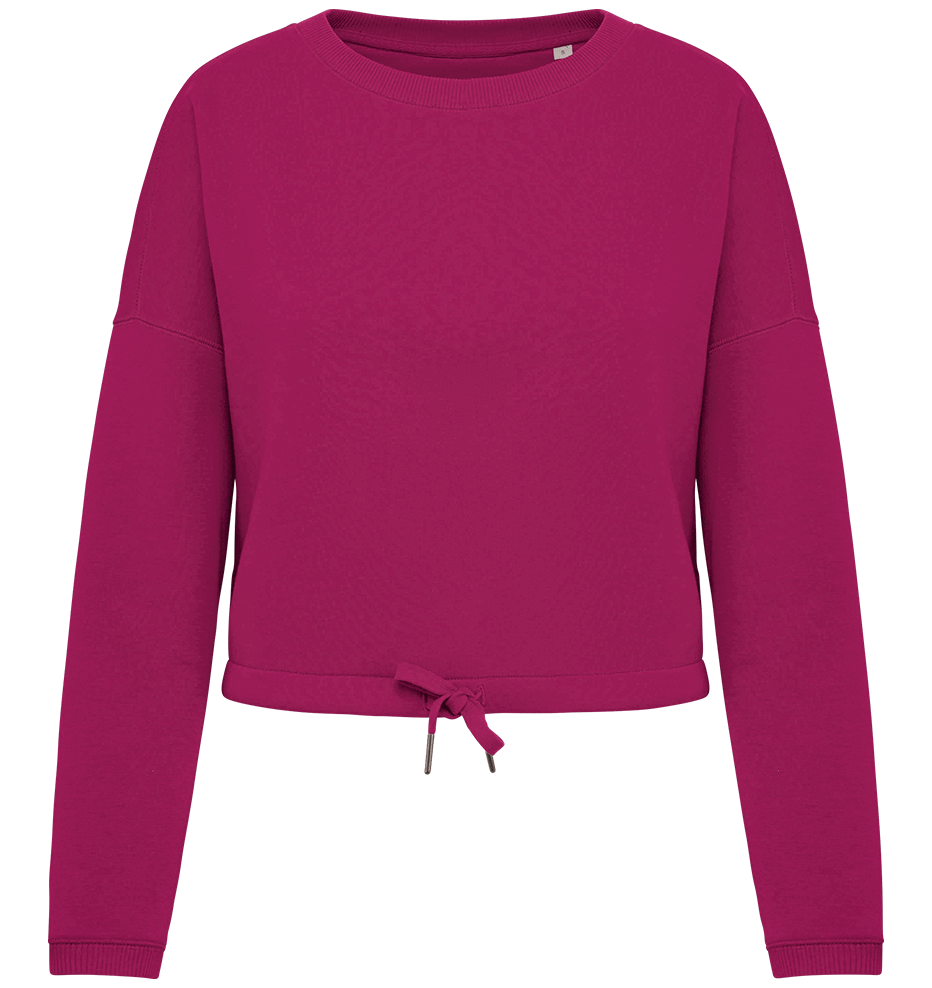 NS429 – Dames biokatoen croptop sweater 466306