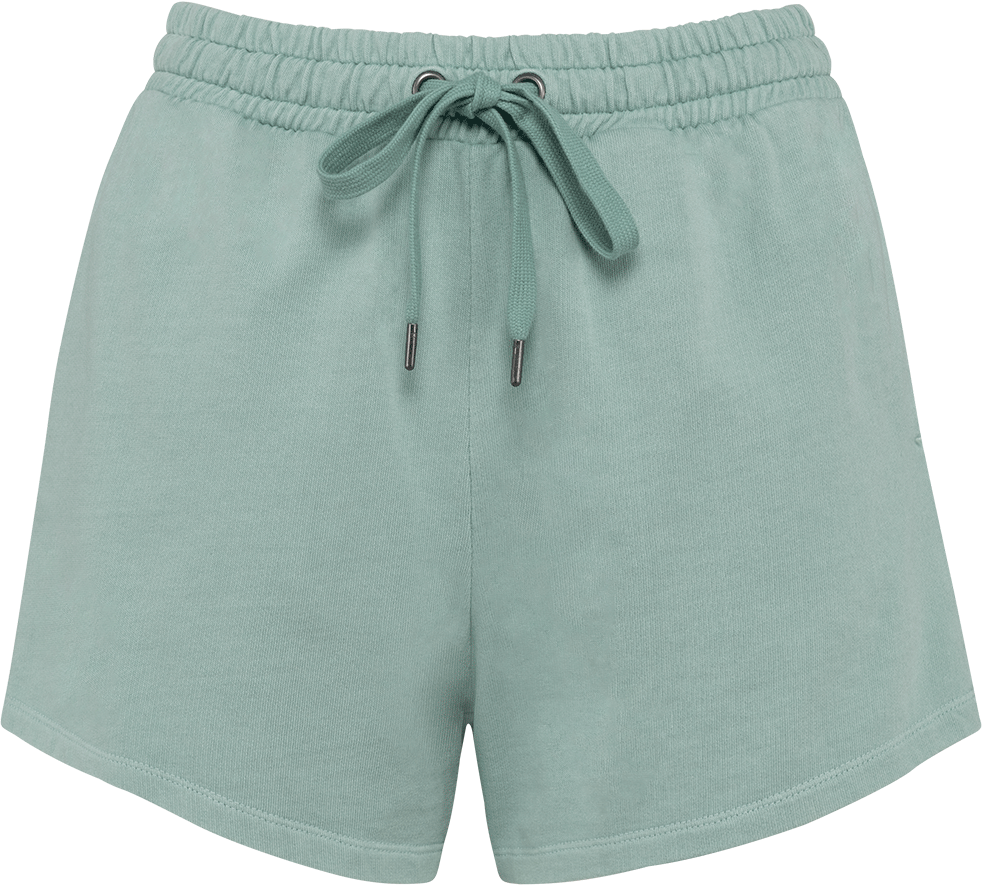 NS715 – Biokatoen gewassen damesshorts ontwerpen en bedrukken 466370