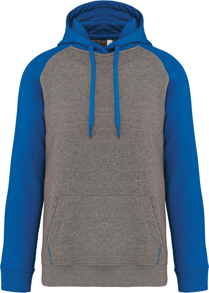 PA369 – Unisex sportieve hoodie tweekleurig 466415