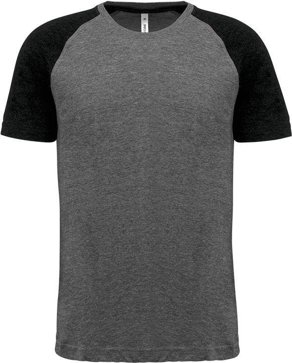 PA4010 – Hoogwaardig tweekleurig Triblend sport T-shirt 466637