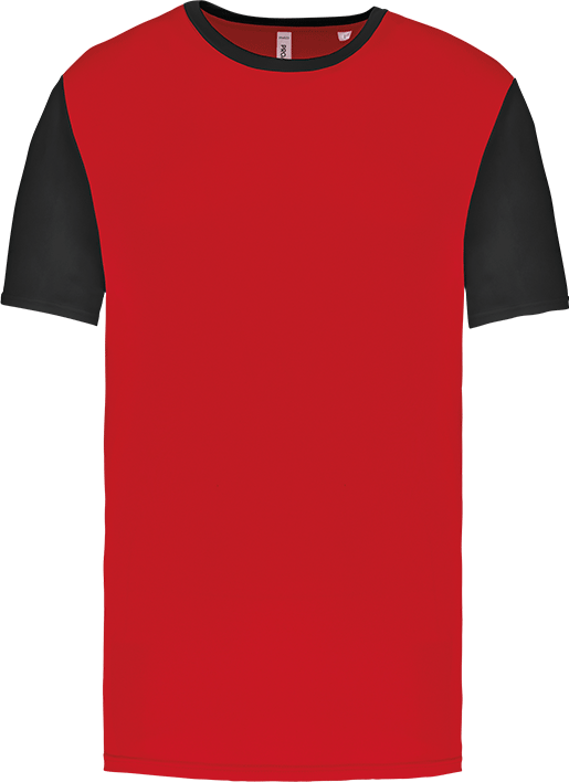 PA4023 – Tweekleurig jersey sportshirt ontwerpen en bedrukken 466780