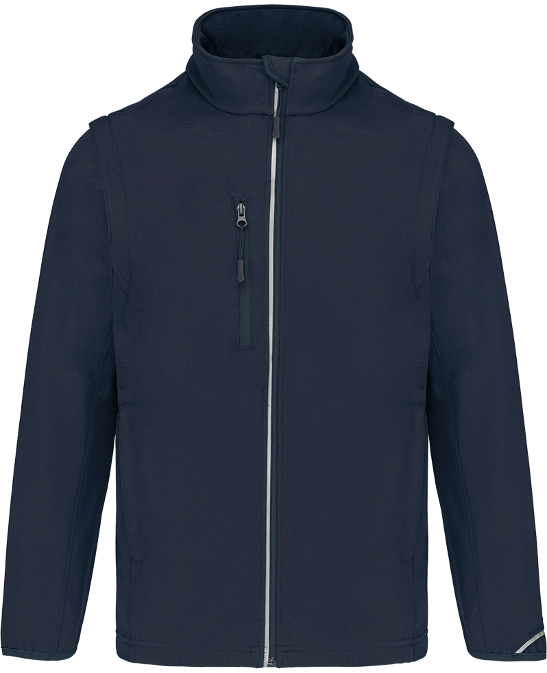 PA323 – Unisex softshell jas afritsbare mouwen 3-laags 466406