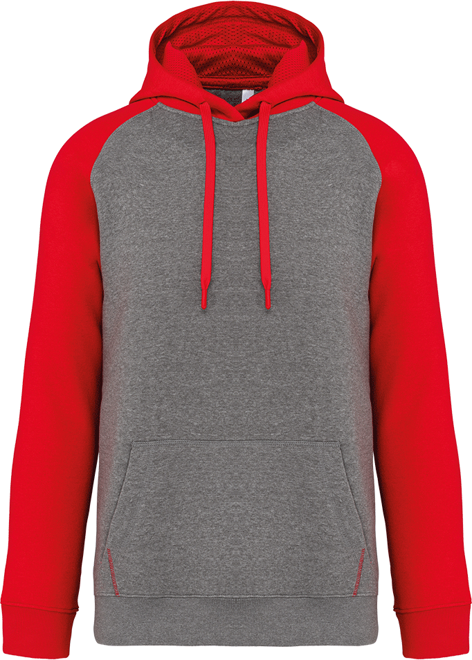 PA369 – Unisex sportieve hoodie tweekleurig 466416