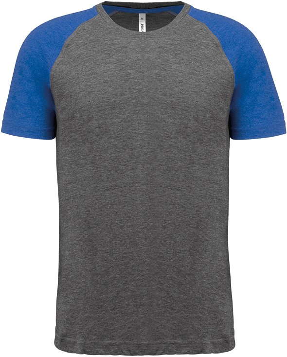 PA4010 – Hoogwaardig tweekleurig Triblend sport T-shirt 466638