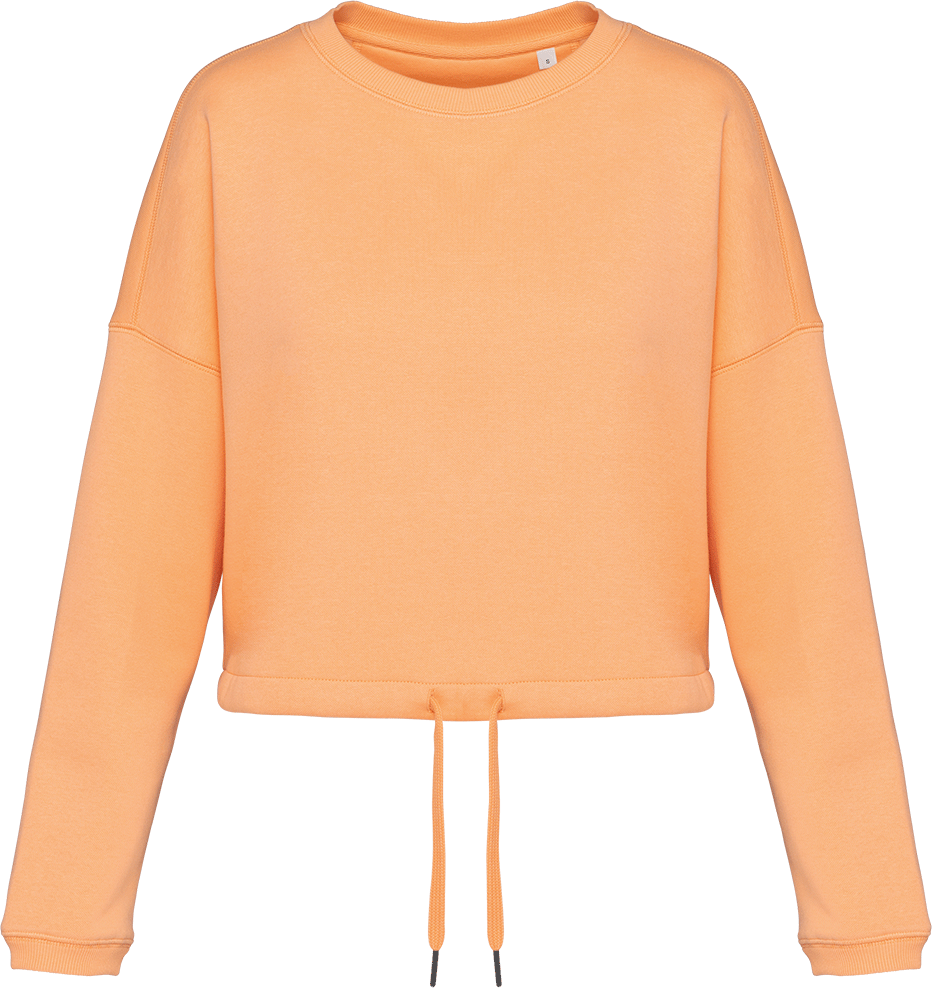 NS429 – Dames biokatoen croptop sweater 466309