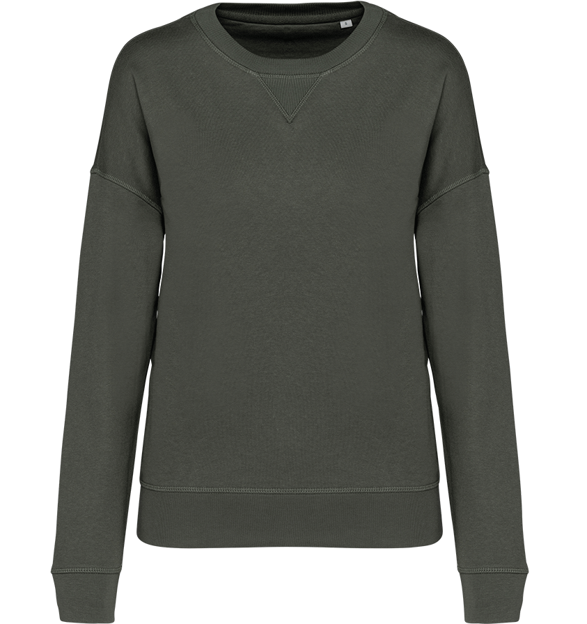 NS420 – Dames biokatoen sweater afhangende mouw 466287