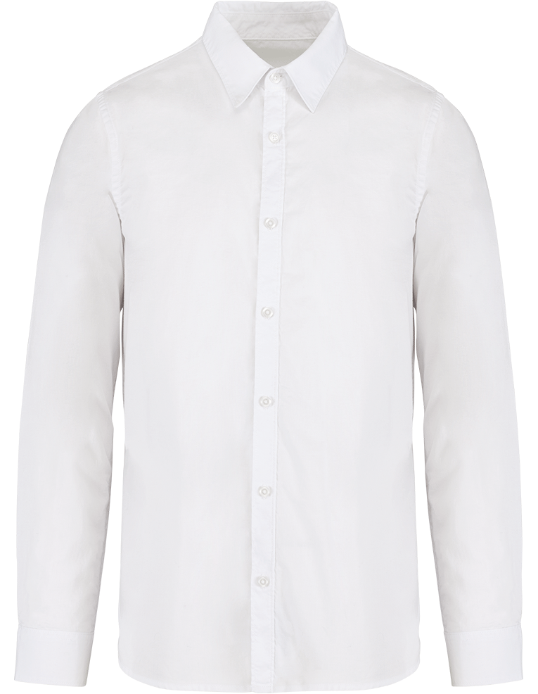 NS502 – Casual heren overhemd biokatoen 466316