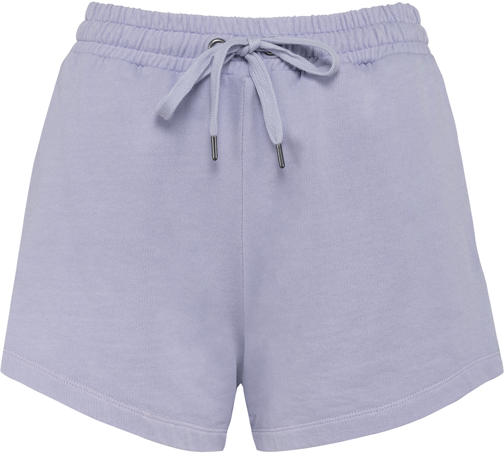 NS715 – Biokatoen gewassen damesshorts ontwerpen en bedrukken 466367