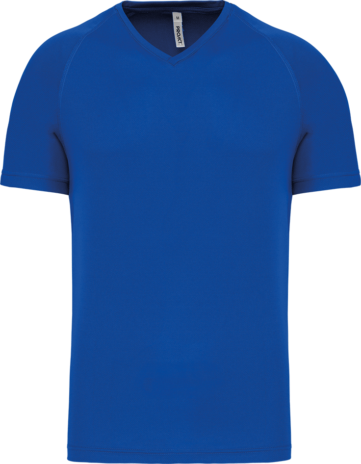 PA476 – Heren sportshirt V-hals korte mouwen 466570