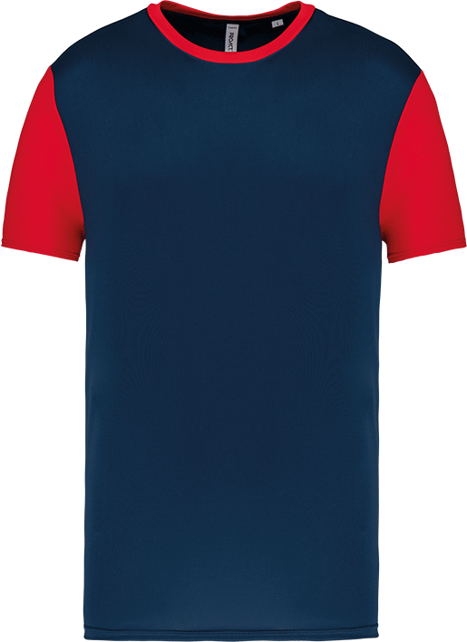 PA4023 – Tweekleurig jersey sportshirt ontwerpen en bedrukken 466784