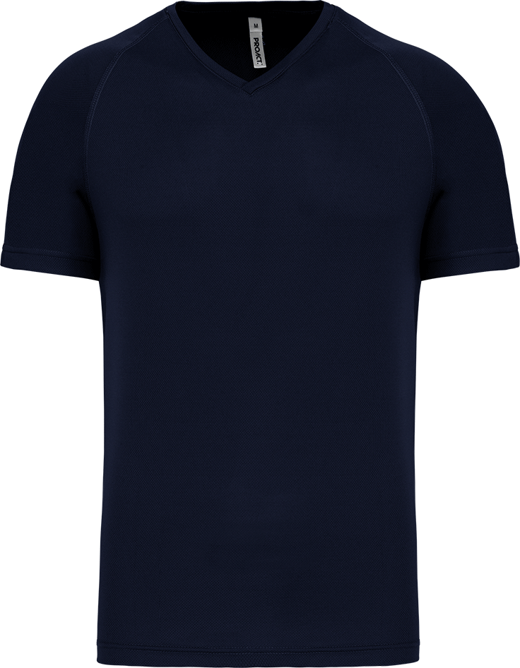 PA476 – Heren sportshirt V-hals korte mouwen 466571