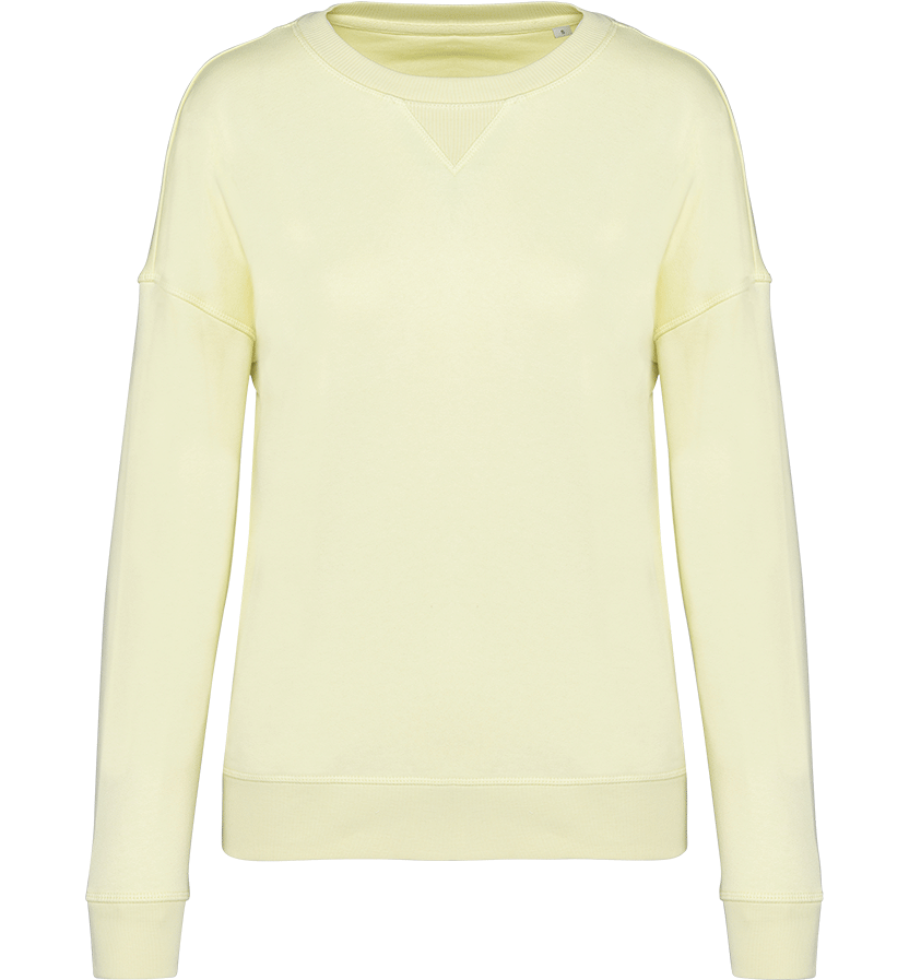 NS420 – Dames biokatoen sweater afhangende mouw 466289