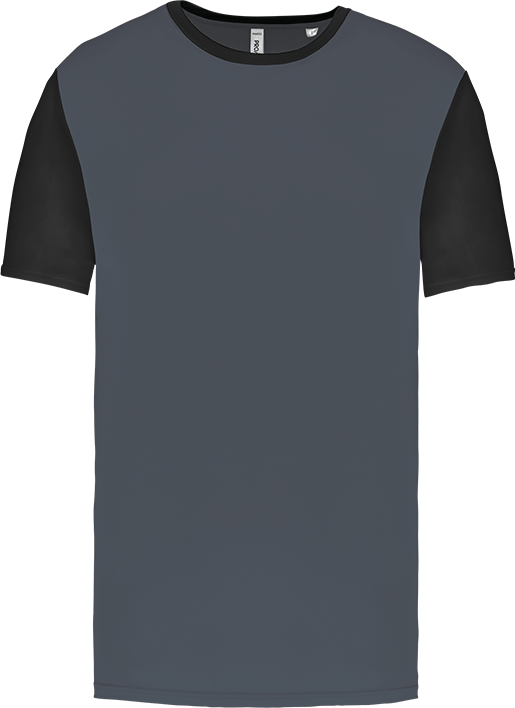 PA4023 – Tweekleurig jersey sportshirt ontwerpen en bedrukken 466785