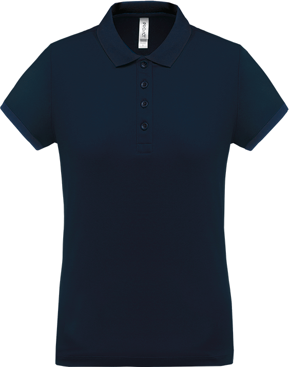 PA490 – Dames sportpolo tweekleurig 466620
