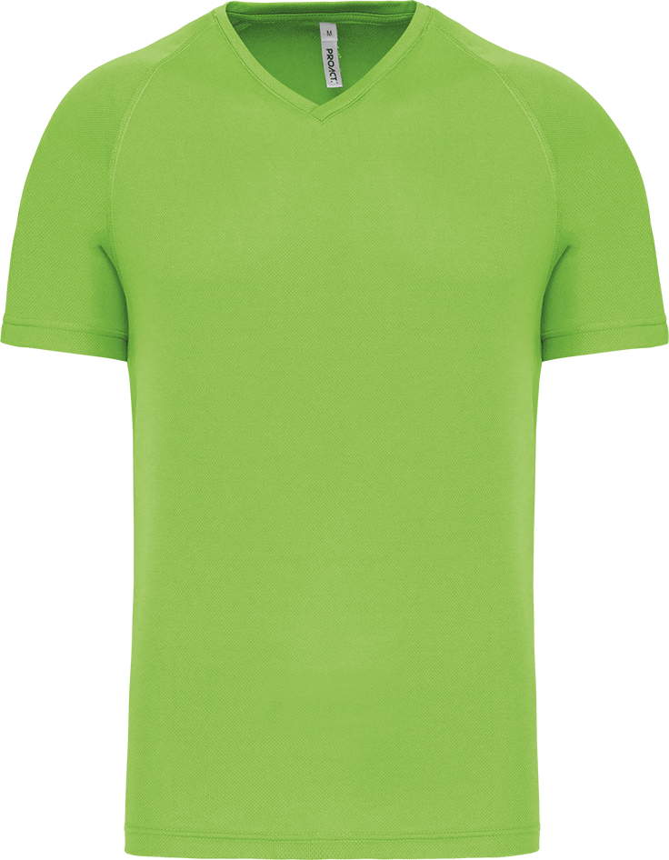 PA476 – Heren sportshirt V-hals korte mouwen 466574