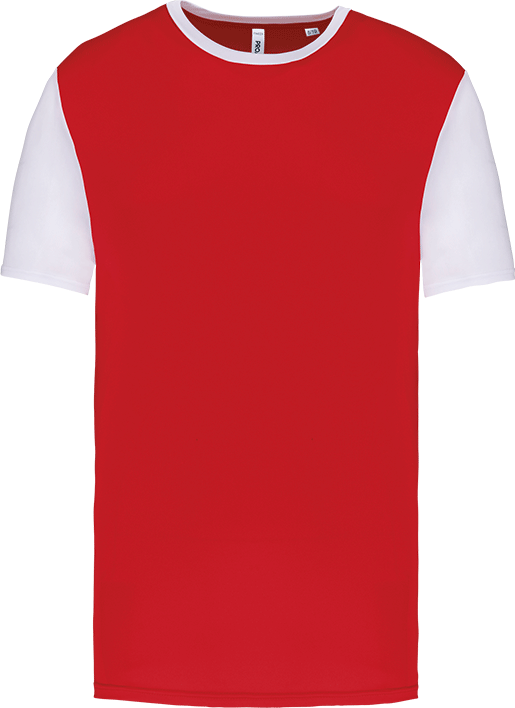 PA4024 – Tweekleurig jersey kinder sportshirt ontwerpen en bedrukken 466813