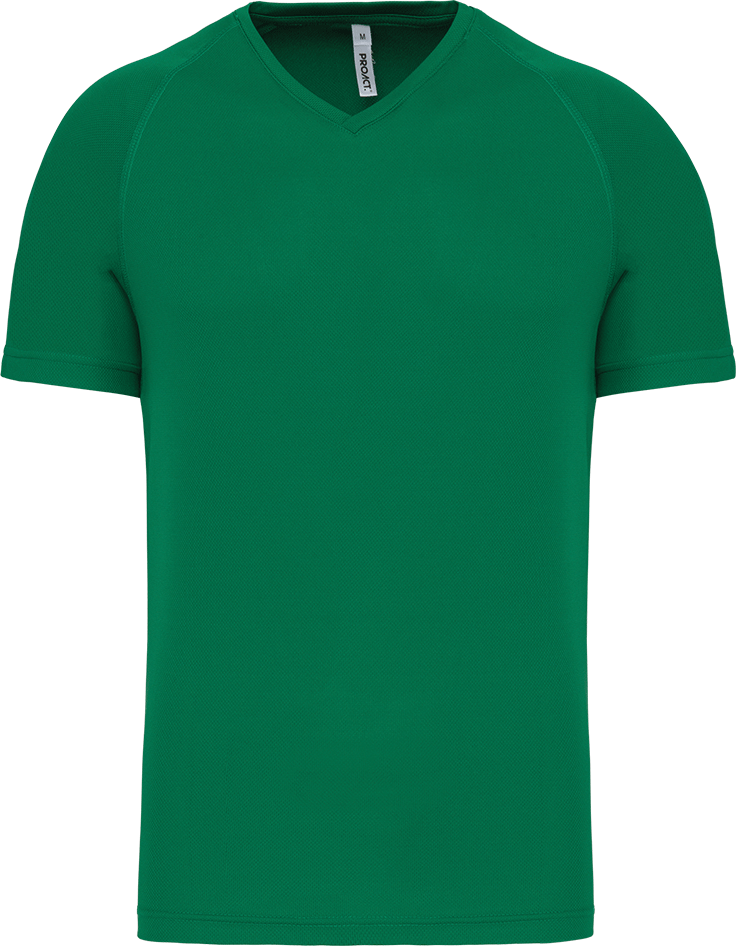 PA476 – Heren sportshirt V-hals korte mouwen 466575