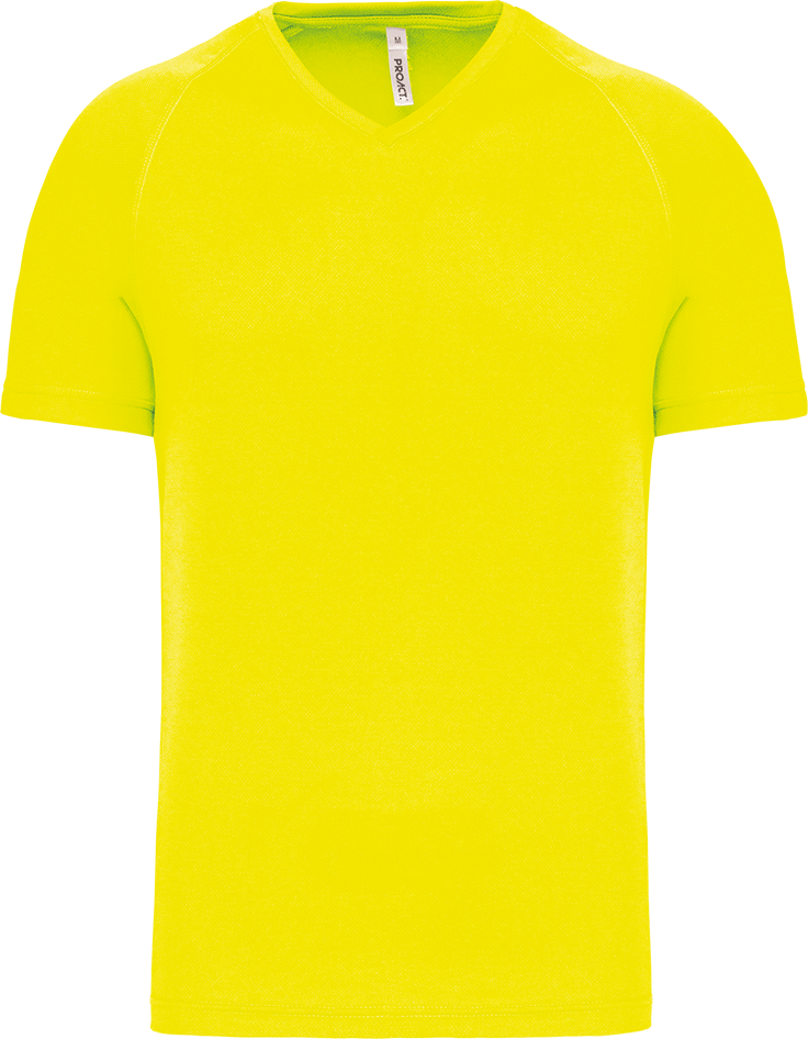 PA476 – Heren sportshirt V-hals korte mouwen 466577