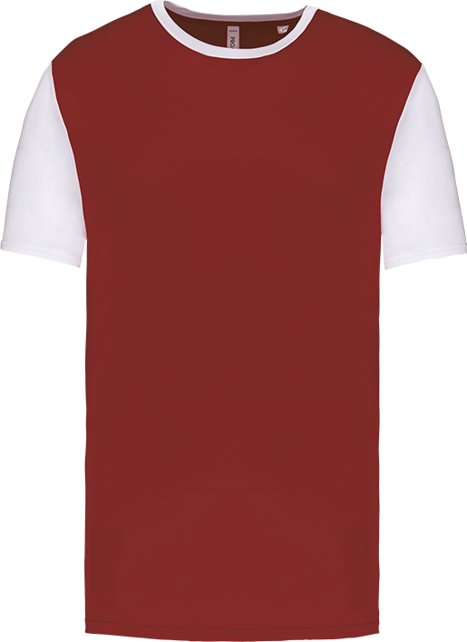 PA4023 – Tweekleurig jersey sportshirt ontwerpen en bedrukken 466791
