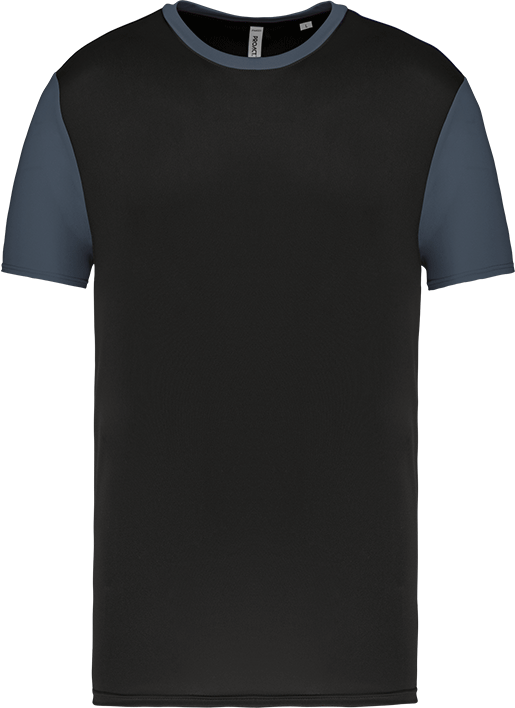 PA4023 – Tweekleurig jersey sportshirt ontwerpen en bedrukken 466797