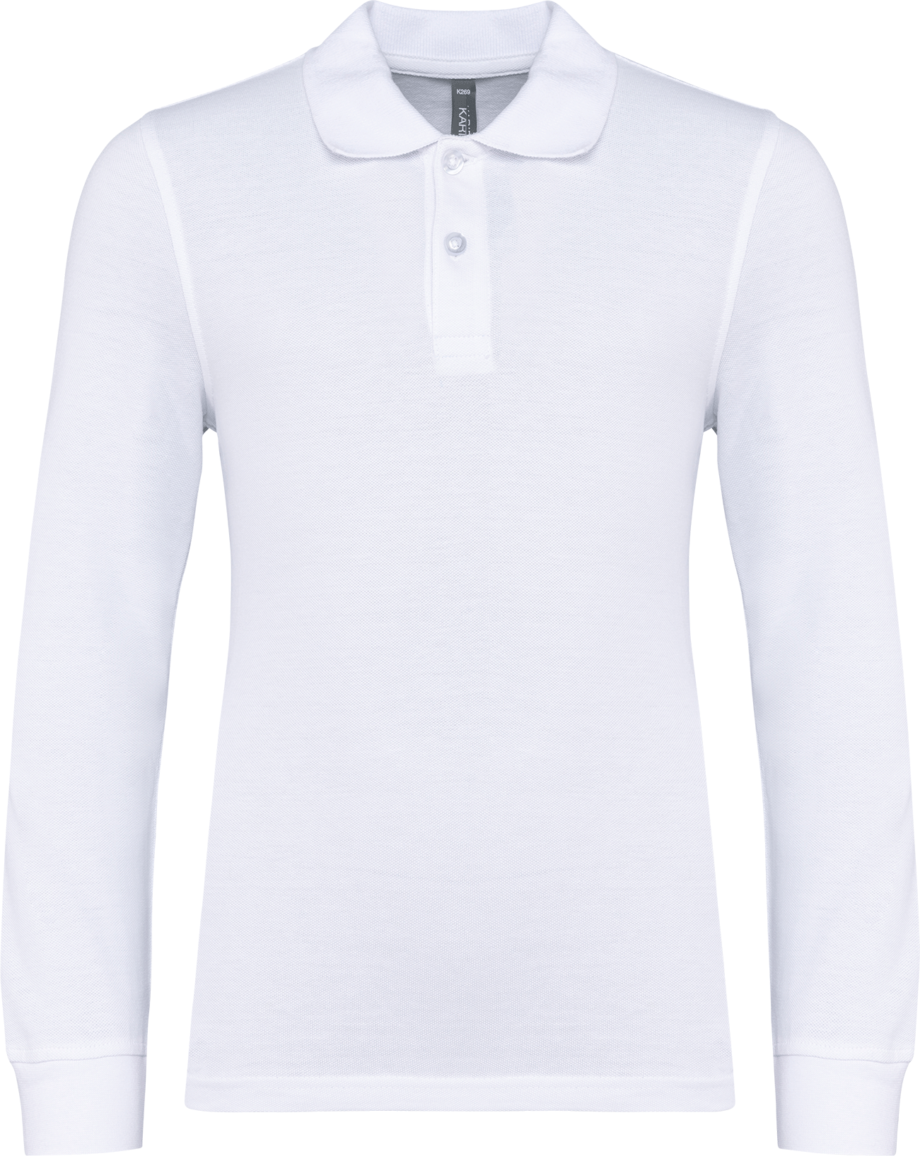 K269 – Piqué Kinderpolo lange mouwen 461267