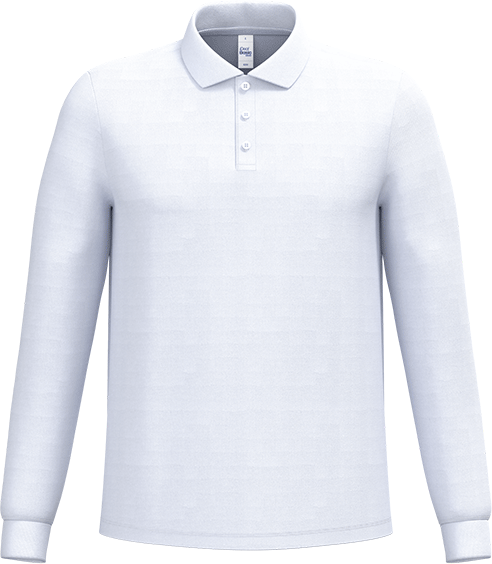 IB290 – Budget heren longsleeve polo 180gsm 460552