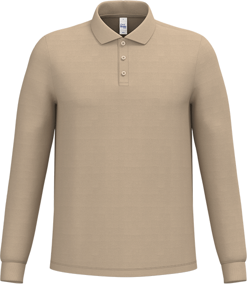 IB290 – Budget heren longsleeve polo 180gsm 460553