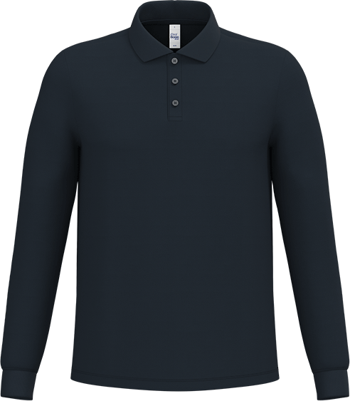 IB290 – Budget heren longsleeve polo 180gsm 460557