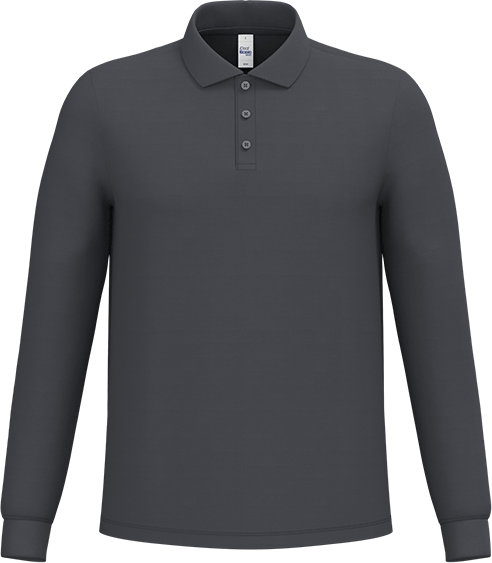 IB290 – Budget heren longsleeve polo 180gsm 460558