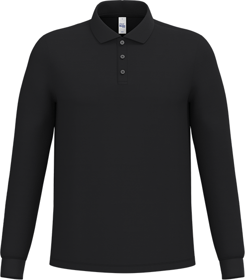 IB290 – Budget heren longsleeve polo 180gsm 460559