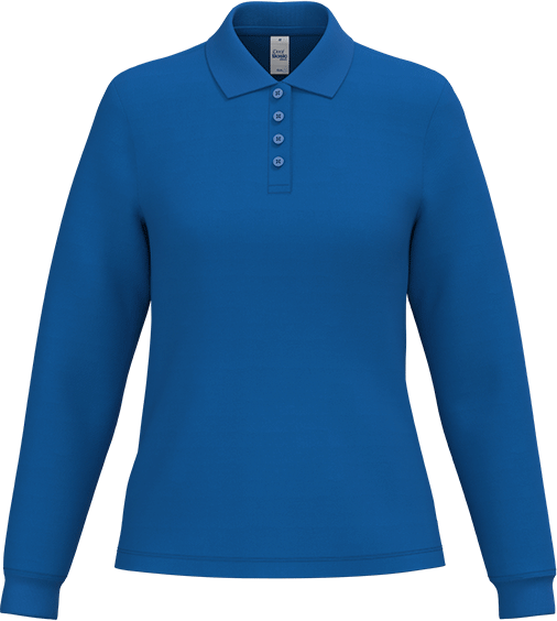 IB291 – Budget dames longsleeve polo 180gsm 460564