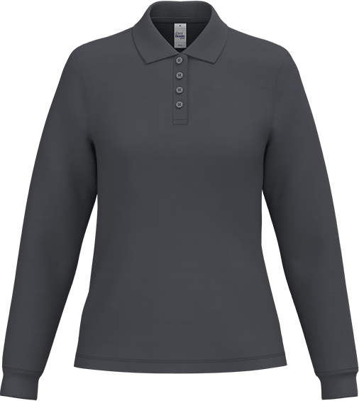 IB223 – Budget dames longsleeve polo 200gsm 460550