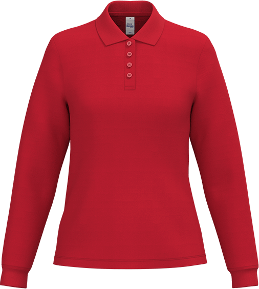 IB291 – Budget dames longsleeve polo 180gsm 460565
