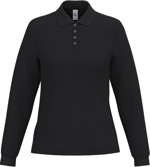 IB223 – Budget dames longsleeve polo 200gsm 460551