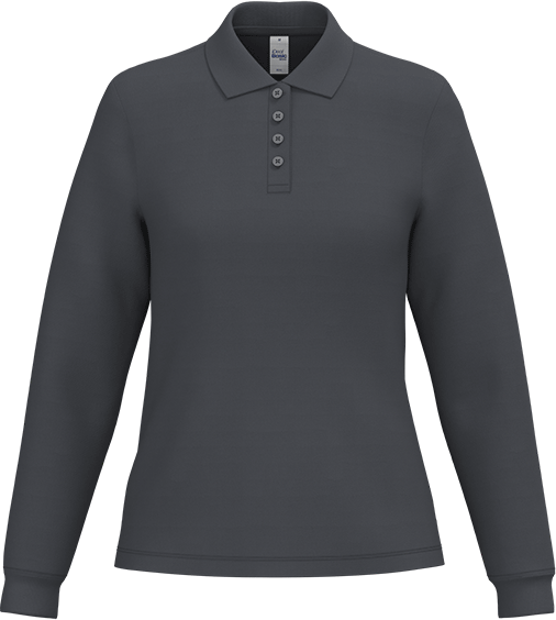 IB291 – Budget dames longsleeve polo 180gsm 460568