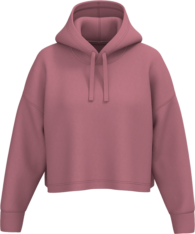 PA396 – Cropped Sport Damessweater met Capuchon 475547