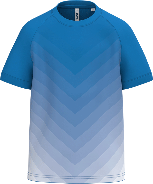 PA4048 – Kinder sport T-shirt met dynamisch patroon 479419