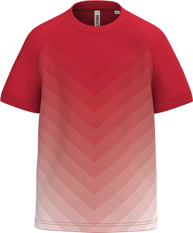 PA4048 – Kinder sport T-shirt met dynamisch patroon 479420