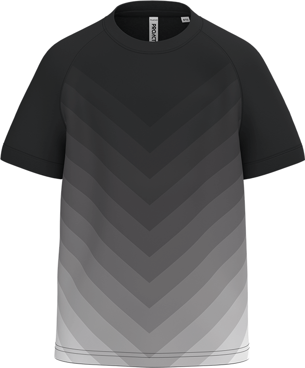 PA4048 – Kinder sport T-shirt met dynamisch patroon 479422